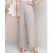 Blair Women's Alex Evenings Special Occasion Chiffon Pull-On Pants - Grey - PXL - Petite