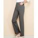 Blair Women's Slimtacular® Ponte Knit Straight Leg Pants - Grey - 2X - Womens