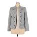 Tommy Hilfiger Jacket: Below Hip Gray Print Jackets & Outerwear - Women's Size X-Large