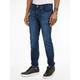 Slim-fit-Jeans CALVIN KLEIN JEANS "SLIM TAPER" Gr. 36, Länge 34, blau (denim dark) Herren Jeans Tapered-Jeans