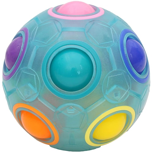 Speed Cube Set 1 Stück Zauberwürfel IQ Cube Stressabbau Puzzlespiel Ball Erwachsenen Spielzeug Geschenk Weihnachtsgeschenk