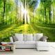 Cool Wallpapers Nature Wallpaper Wall Mural Beam Forest Landscape Roll Sticker Peel and Stick Removable PVC/Vinyl Material Self Adhesive/Adhesive Required Wall Decor for Living Room Kitchen Bathroom