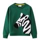 Toddler Boys Sweatshirt Pullover Animal Long Sleeve Crewneck Children Top Outdoor Sweatshirt Sports Fashion Daily Green Fall 3-7 Years