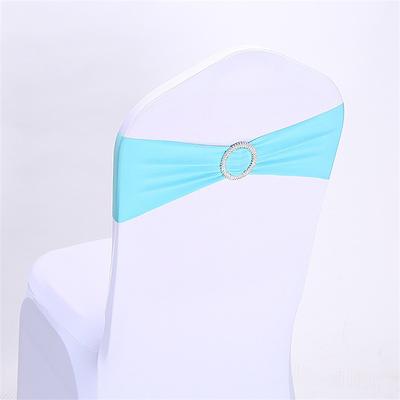 50PCS Wedding Chair Decorations Stretch Chair Bows and Sashes for Party Ceremony Reception Banquet Spandex Chair Covers slipcovers