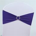 50PCS Wedding Chair Decorations Stretch Chair Bows and Sashes for Party Ceremony Reception Banquet Spandex Chair Covers slipcovers