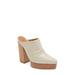 Nidia Block Heel Platform Mule