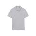 Solid Stretch Cotton Blend Polo Shirt