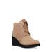 Alpine Genuine Shearling Wedge Bootie