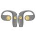 Kugisaki Wireless Earbuds Bluetooth Headphones Open Air Conduction Bluetooth Headset Wireless In-Ear Bone Conduction Ear Hooked In-Ear Sports Headset Gray Ear Buds