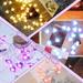 Zainafacai Led Lights for Bedroom 1.5M 10 Lights Led Light String Led Fabric Love Heart Light String Room Decoration Light Romantic Heart Romantic Confession String Light Room Decor Purple