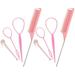 2 Sets Braiding and Styling Kit DIY Hair Styles Favors Ponytail Holder Hooks Hair Modelling Tool Hair Braid Styling Tool