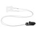 Sound Amplifier Lanyard Clip Large Size Black Grey Plastic Hearing Device Holder Strap for Elderly Binaural