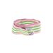 J.Crew Belt: Pink Stripes Accessories - Women's Size Small