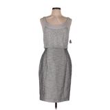 Kay Unger Casual Dress - Sheath: Gray Marled Dresses - New - Women's Size 6