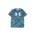 Under Armour Active T-Shirt: Blue Sporting & Activewear - Kids Boy's Size X-Large