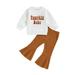 Xkwyshop Fashionable 2Pcs Halloween Outfits for Baby Girls