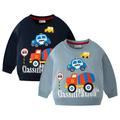 Esaierr Kids Baby Boys Winter Knitted Sweatshirts Top Toddler Pullover Sweatsuit Kid Cute Cartoon Spring Autumn Knitted Pullover Sweater for 1-10Y