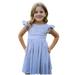 VERUGU Princess Dresses for Girls Toddler Kids Baby Girls Fall Ruffled Casual Princess Dress Outfits