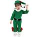 Rovga Outfit For Children Toddler Kids Girl Christmas Clothes Long Sleeve Cute Shirt Pants Bell Bottoms Outfits Clothing 3Pc With Santa Hat Xmas Outfits