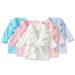 KYAIGUO Kids Boys Girls Bathrobes Hooded Robes Plush Fleece Pajamas Soft Coral Fleece Sleepwear Cute Night-Robe Soft Jammies 1-7Y