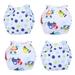 SNNROO 4 Pack Potty Training Pants for Boys Girls Learning Designs Training Underwear Pants for 6-12 months Boys Girls(2 * Blue Dots+2 * Cars)