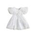 aturustex Kids Girlâ€™s Dress Short Sleeve Bow Flower Print Summer A-line Dress