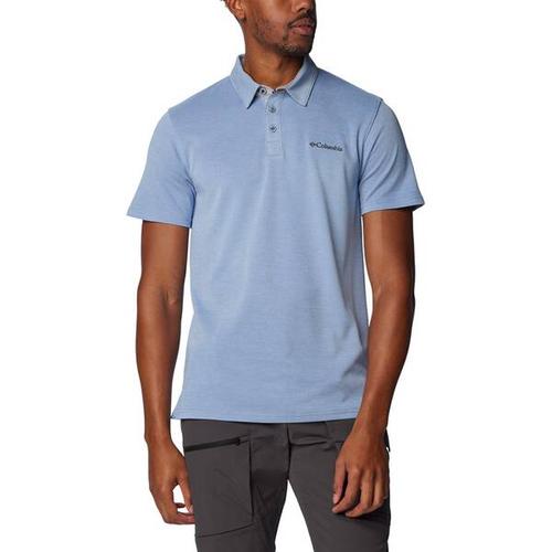 COLUMBIA-Herren-Oberteil-Nelson Point™ Polo, Größe M in Blau