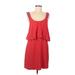 Maeve Casual Dress - Shift Scoop Neck Sleeveless: Red Print Dresses - Women's Size 6