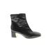 Urban Outfitters Ankle Boots: Black Print Shoes - Women's Size 8 - Almond Toe