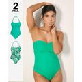 Value 2 Pack Bandeau Swimsuits