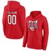 Women's Fanatics Branded Red Cincinnati Reds Personalized Hometown Legend Pullover Hoodie