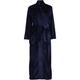 Softest Fleece Long Dressing Gown, Women, size: 16-18, regular, Blue, Polyester, by Lands' End