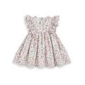 Mamas & Papas Baby Girls Frill Floral Print Dress - Pink, Pink, Size 2-3 Years