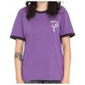 Volcom - Women's Truly Ringer Tee - T-shirt size M, purple