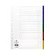Concord Subject Dividers Polypropylene Multicolour Tabbed - 66099