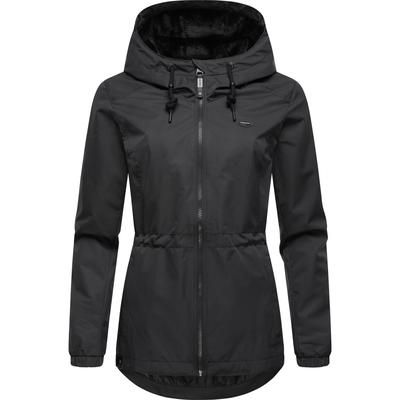 Outdoorjacke RAGWEAR "Dankka Tech", Damen, Gr. L (40), schwarz, Obermaterial: 100% Polyester, Innenfutter: 100% Polyester, casual, figurumspielend hüftbedeckend, Langarm Ärmel ohne Ärmelschlitz elastischer Bund mit innenliegendem Gummizug, Jacken,... Image