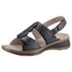 Sandale ARA "HAWAII" Gr. 43, blau (dunkelblau) Damen Schuhe Flats