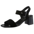 Sandalette ARA "BRIGHTON" Gr. 5,5 (38,5), schwarz Damen Schuhe Sandaletten Sommerschuh, Sandale, Blockabsatz, in Bequemweite H (= sehr weit)