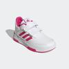 Klettschuh ADIDAS SPORTSWEAR "TENSAUR HOOK AND LOOP", Gr. 33, pink (cloud weiß, team real magenta, core schwarz), Synthetik, Textil, sportlich, Schuhe