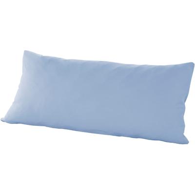 Kissenbezug PRIMERA "Primera Mako-Feinjersey Kissenbezug im Doppelpack", blau (blau sky), B:40cm L:80cm, Feinjersey, 100% gekämmte Baumwolle, Mako-Feinjersey, Kissenbezüge, In vielen Uni-Tönen Image