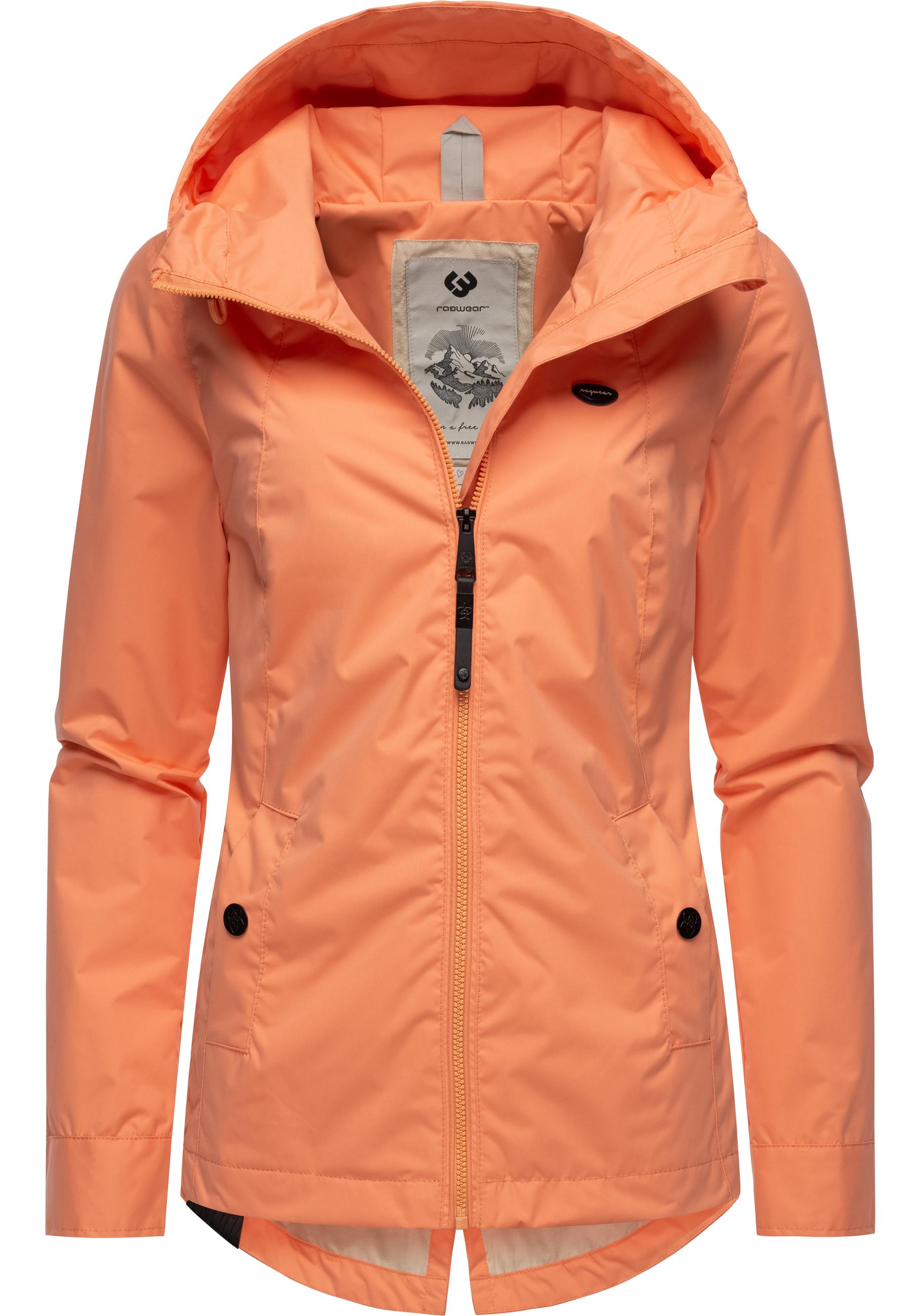 Outdoorjacke RAGWEAR "Monade Übergang", Damen, Gr. 6XL (52), orange (blutorange), Obermaterial: 100% Polyester, Innenfutter: 100% Polyester, Modisch, figurbetont Po-bedeckend, Ärmel ohne Ärmelschlitz normaler Saum mit Druckknopf, Jacken, stylische... Image