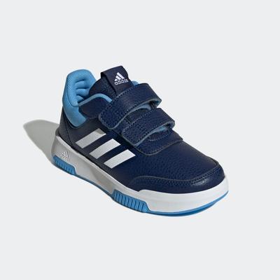 Klettschuh ADIDAS SPORTSWEAR "TENSAUR HOOK AND LOOP", Gr. 35, blau (dunkelblau, cloud weiß, blau burst), Synthetik, Textil, sportlich, Schuhe Image