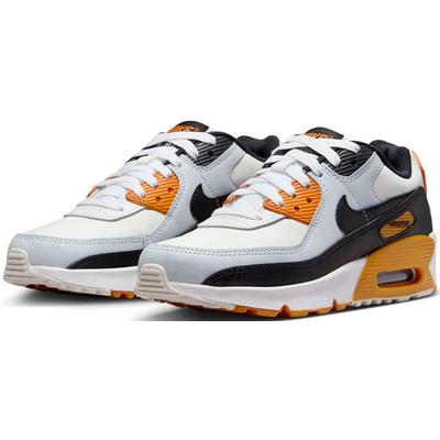 Sneaker NIKE SPORTSWEAR "NIKE AIR MAX 90 LTR (GS)" Gr. 38,5, pure platinum, black, summit white, monarch Schuhe Jungen