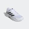 Tennisschuh ADIDAS PERFORMANCE "COURTJAM CONTROL 3", Gr. 46, schwarz-weiß (cloud weiß, core schwarz, grau two), Textil, Synthetik, sportlich, Schuhe, geeignet für Hartplatz und Sandplatz
