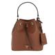 Prada Bucket Bags - Saffiano Bucket Bag Leather - in cognac - für Damen