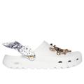 Skechers Women's Snoop Dogg: Arch Fit Footsteps - Rolling Glitz Shoes | Size 9.0 | White | Synthetic/Textile