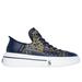 Skechers Women's Premium Leather Slip-ins Snoop One - Double G Sneaker | Size 11.0 | Navy | Leather/Synthetic/Textile