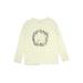 Cat & Jack Long Sleeve T-Shirt: Ivory Tops - Kids Girl's Size 18