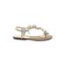 Penny Loves Kenny Sandals: Gold Shoes - Women's Size 7 1/2