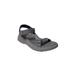 Women's Solstice Strap Sandal by LAMO in Charcoal (Size 5 M)